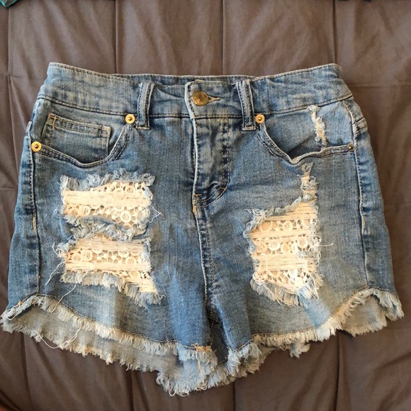 Mossimo High Rise Short Shorts - Picture 1 of 4